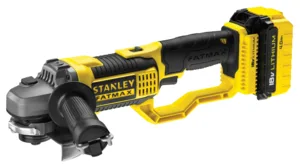 משחזת זוית נטענת "5 במזוודה 4A סטינלי 18V