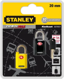 מנעול קומבינציה כפולה 20מ"מ STANLEY