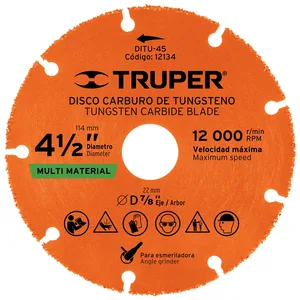 דיסק מתכת רב שימושי 4.5" TRUPER