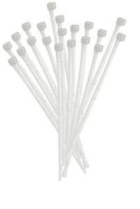 אזיקונים 4.5/360MM יח 100 לבן
